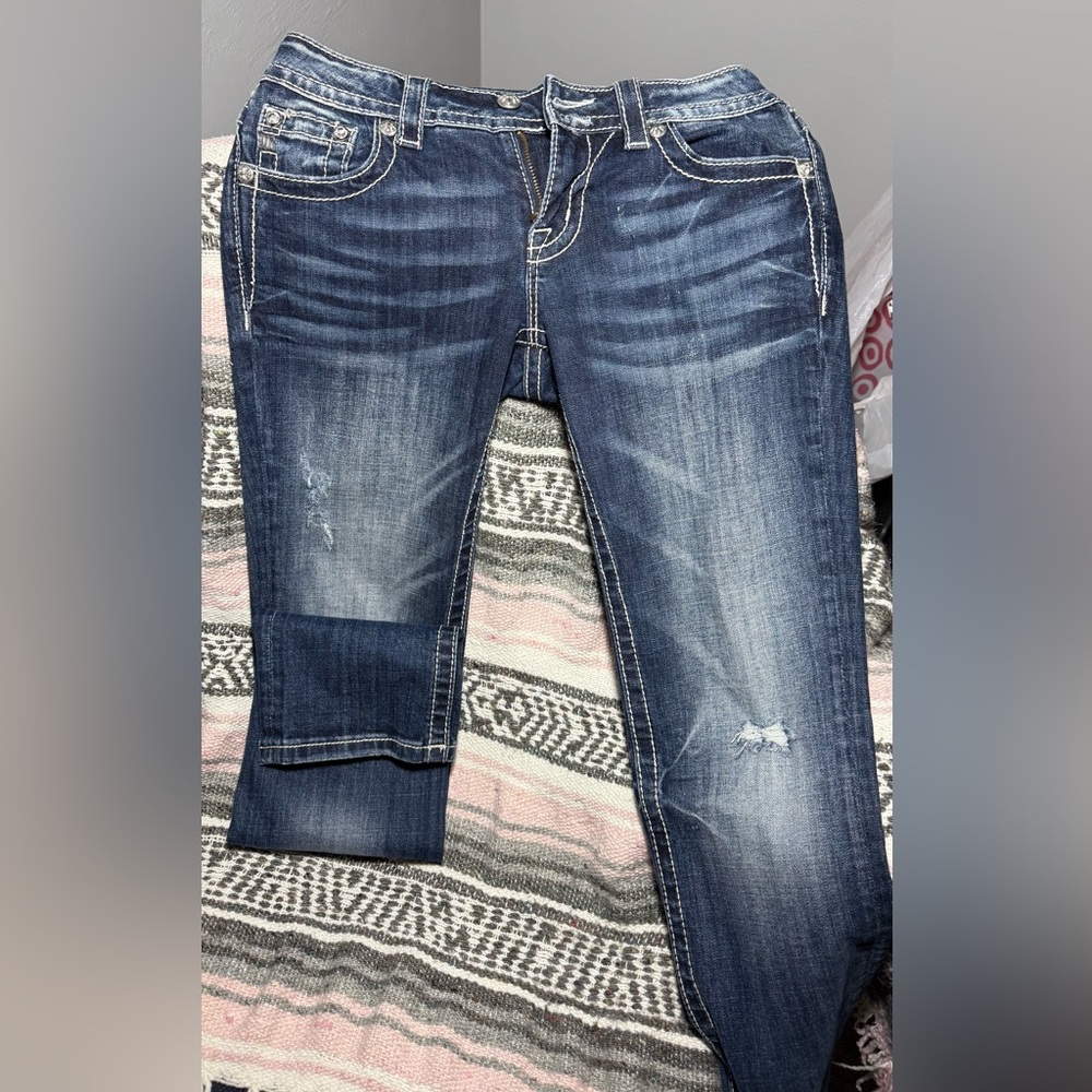 Miss Me Signature Straight Jeans - Size 27